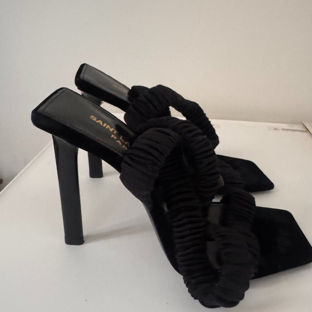 Saint Laurent Ankle Wrap around Heel in size 35